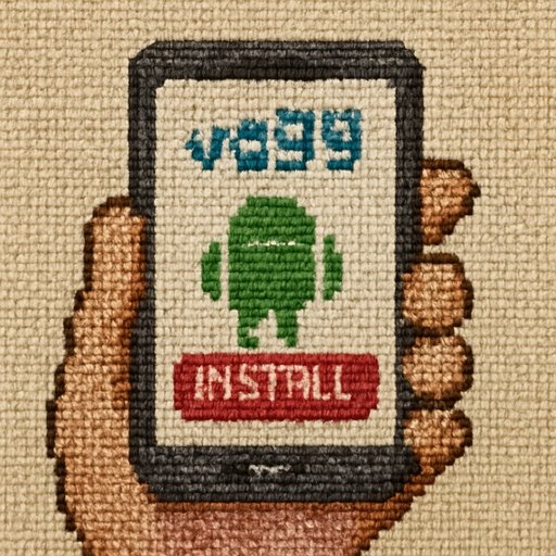 vc99 হাতে ধরা APK ইনস্টল স্ক্রিন